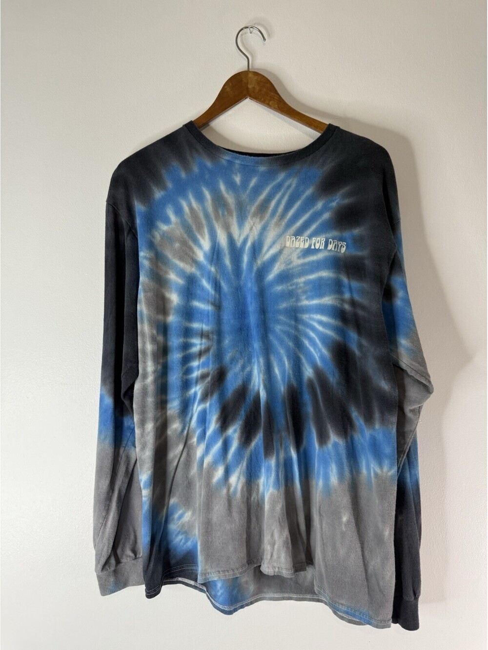 PacSun Dazed For Days Tye Dye Long Sleeve Shirt, Mens Size Large
